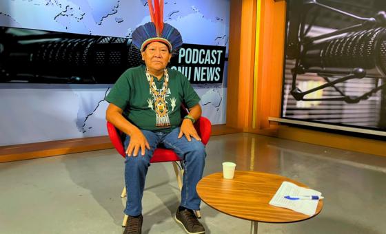 Xamã indígena do Brasil envia mensagem a líderes internacionais por futuro sustentável